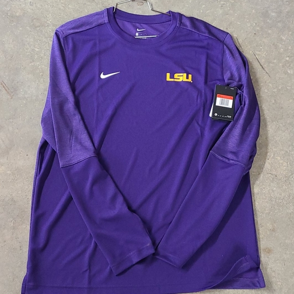 lsu nike dri fit long sleeve